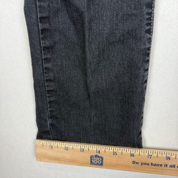 Forever Twenty One Jeans Women's 27 Black Stretch Low-Rise Straight Leg Classic - Picture 12 of 13